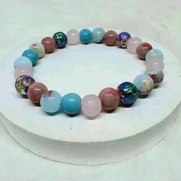 Boho Style Colorful Beaded Bracelet - Picture 4 of 5